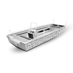 Ragged Fishing Boat Camo Vinyl Wraps - Camo Wraps