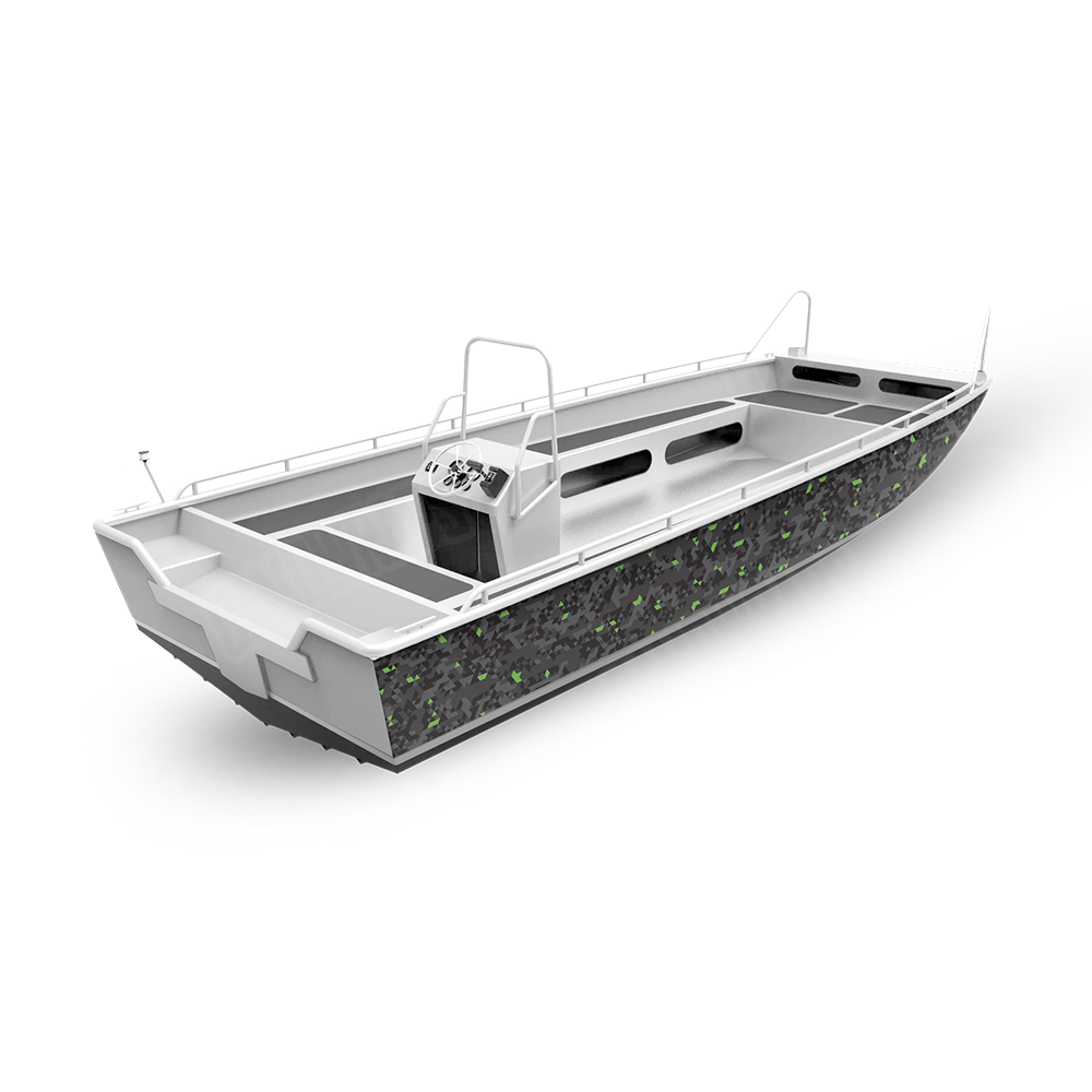 Triangle Metro Green Fishing Boat Wraps