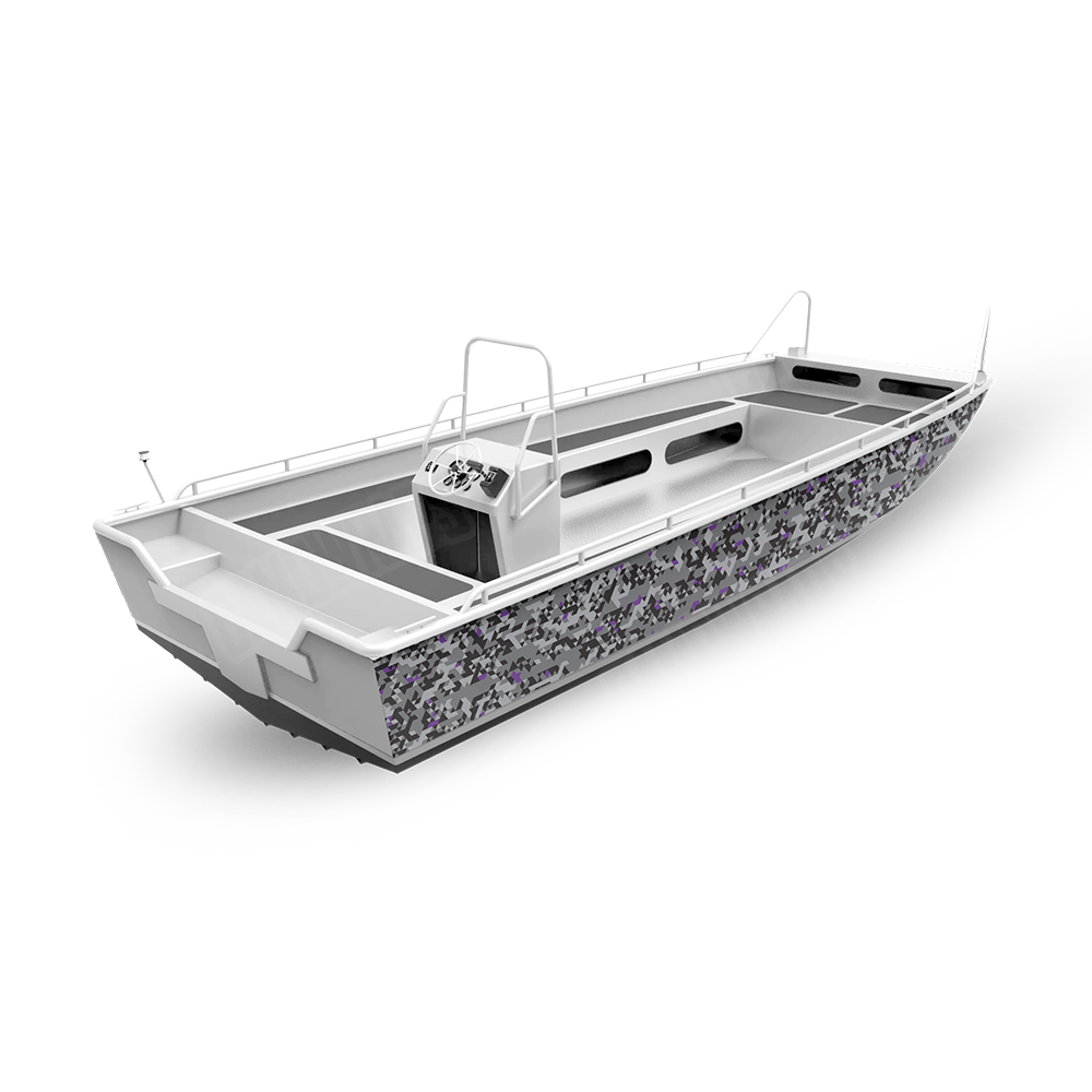 Triangle Urban Purple Fishing Boat Wraps
