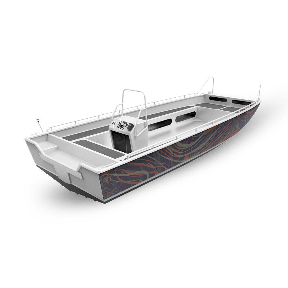 Liquid Smoke Blue Copper Fishing Boat Wraps