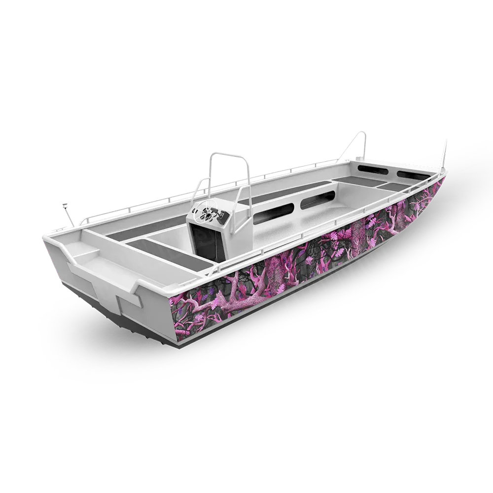 Nature Fishing Boat Camo Vinyl Wraps - Camo Wraps