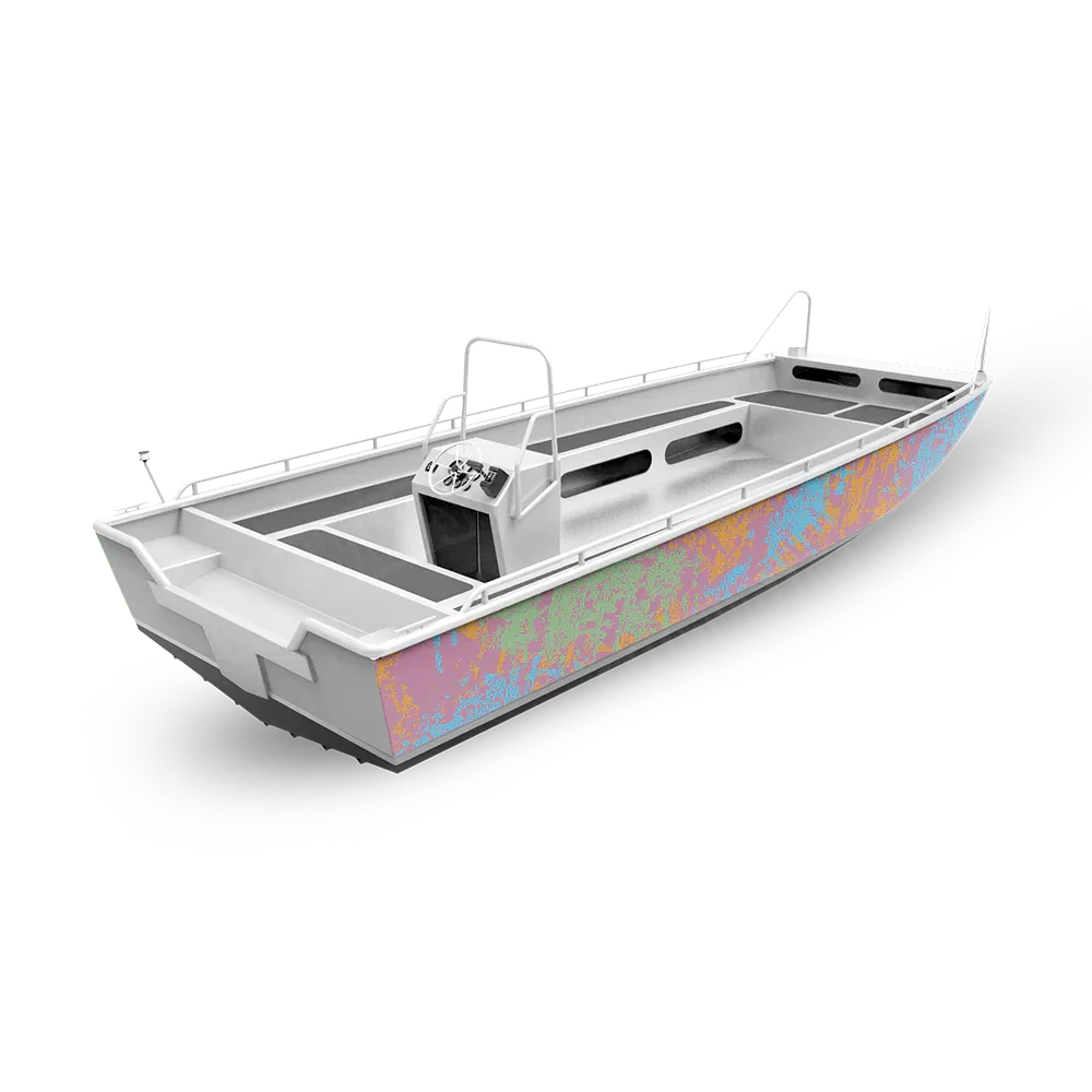 Pasted Sherbert Fishing Boat Wraps