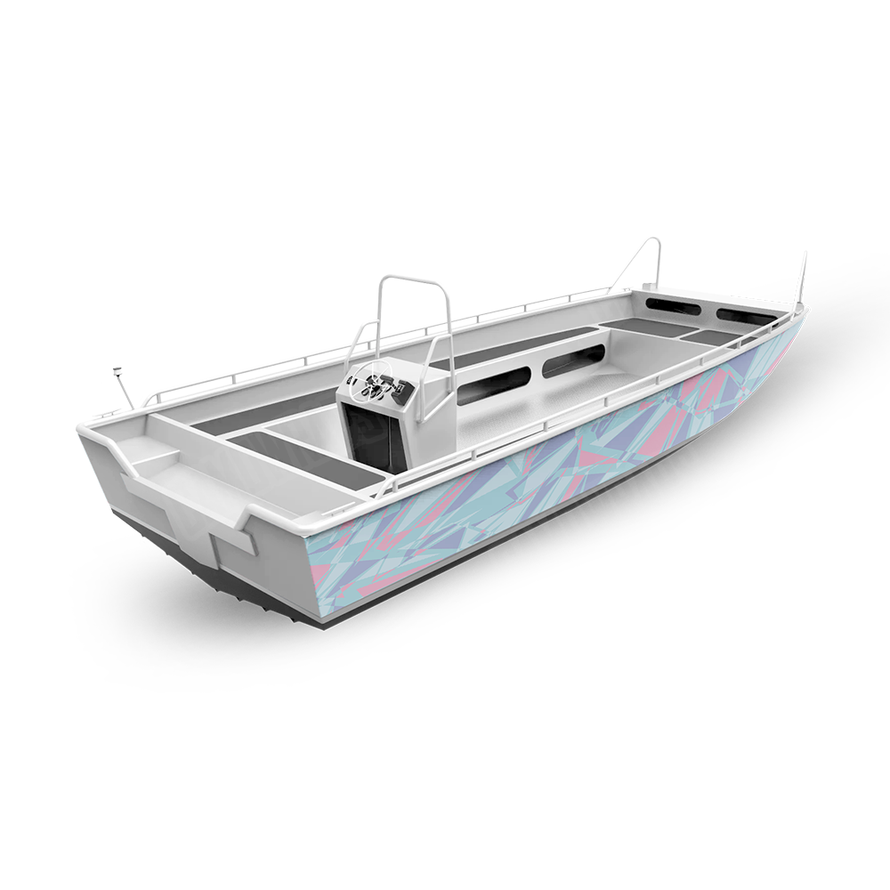 Sharp Cotton Candy Fishing Boat Wraps