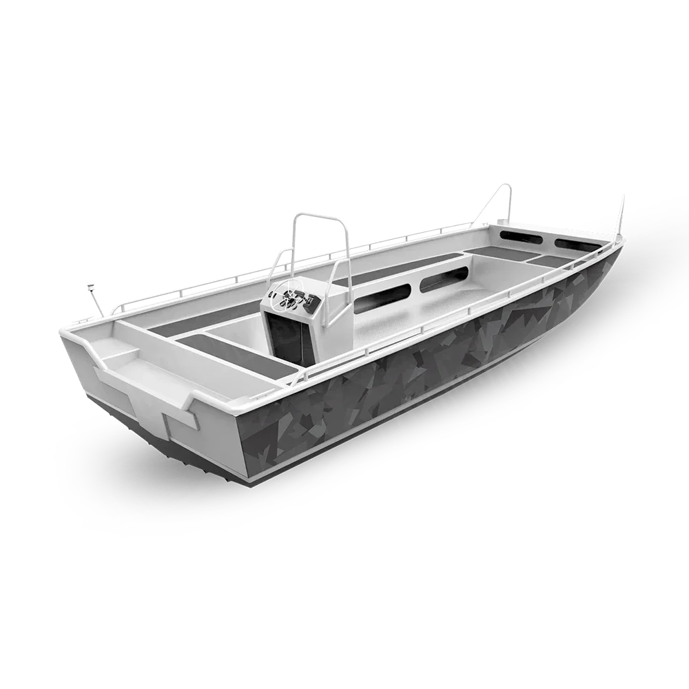 Shattered Fishing Boat Camo Vinyl Wraps - Camo Wraps
