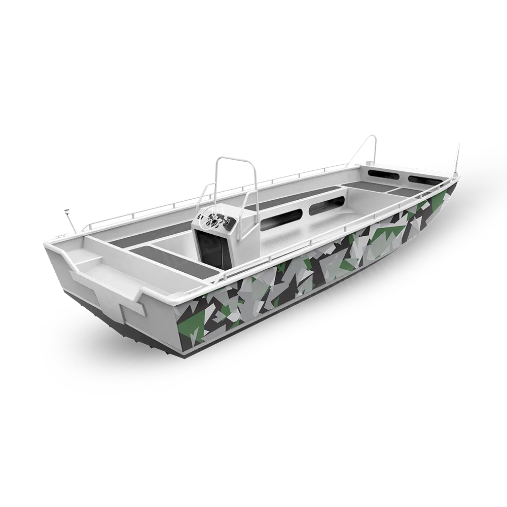 Shattered Fishing Boat Camo Vinyl Wraps - Camo Wraps
