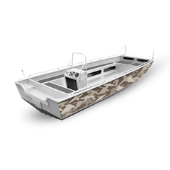 Silhouette Goose Fishing Boat Wraps