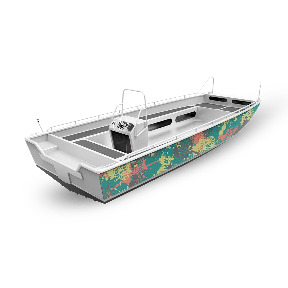 Tire Splatter Fiesta Fishing Boat Wraps
