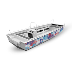 Tire Splatter M Series Fishing Boat Wraps