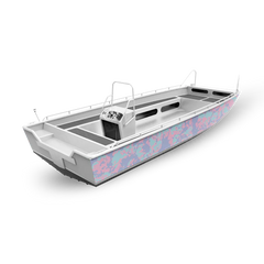 Treetop Cotton Candy Fishing Boat Wraps