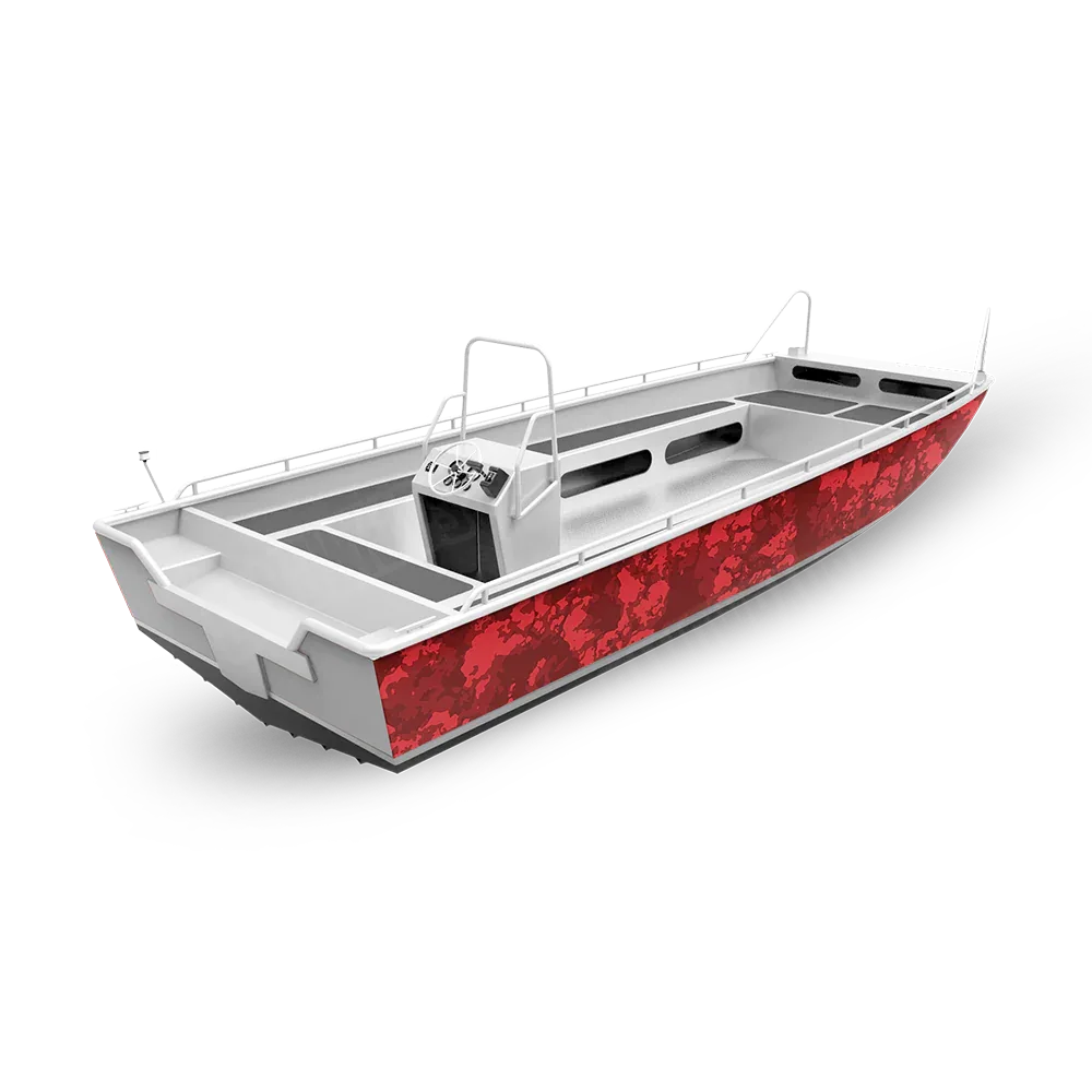 Treetop Elite Red Fishing Boat Wraps