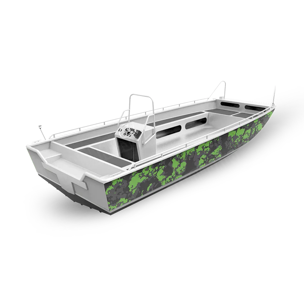 Treetop Metro Green Fishing Boat Wraps