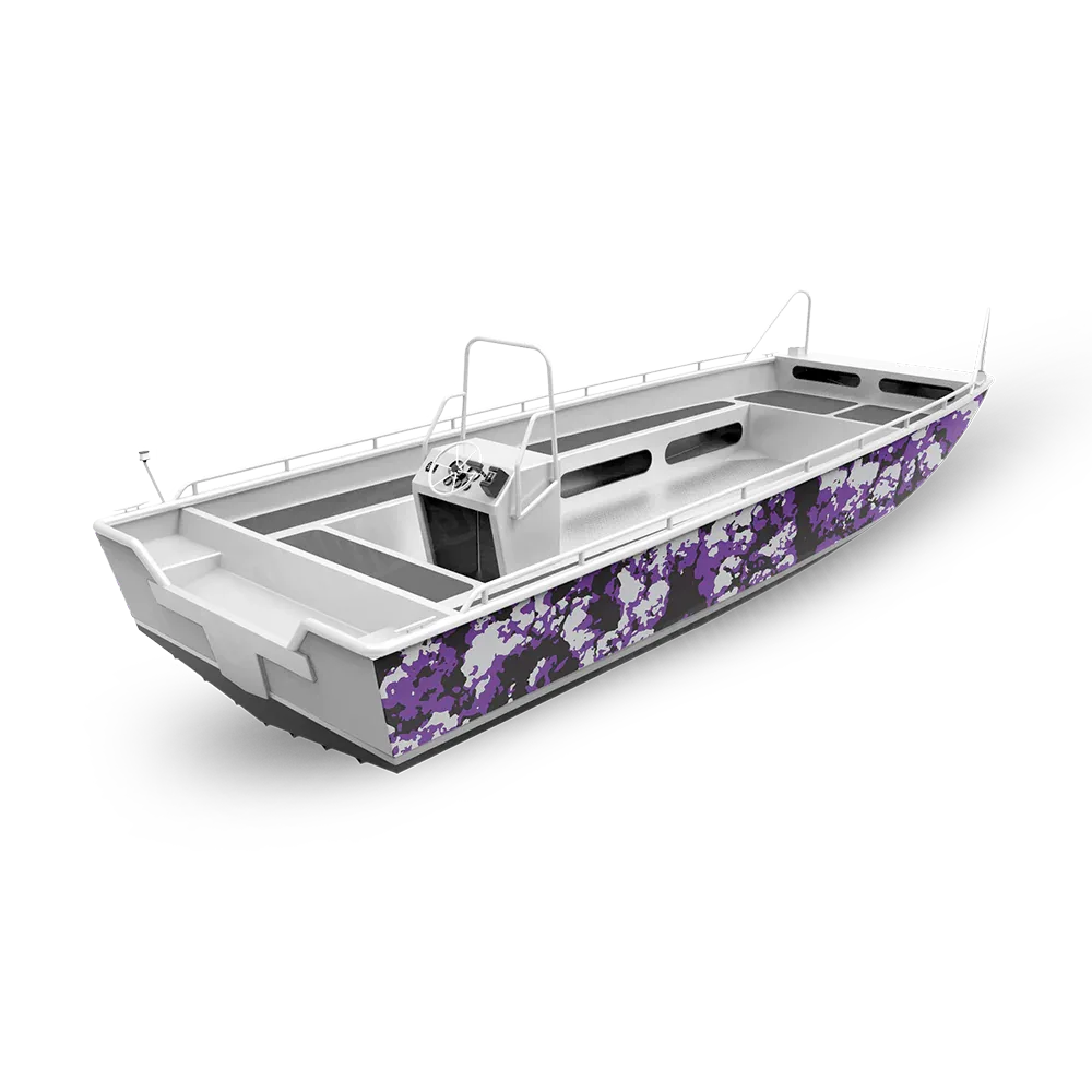 Treetop Purple Tiger Fishing Boat Wraps