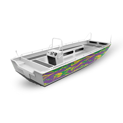 Vietnam Tiger Stripe Fishing Boat Camo Vinyl Wraps - Camo Wraps