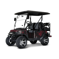 Bloodbath Black Golf Cart Wraps
