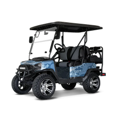 Compound Cool Blue Golf Cart Wraps