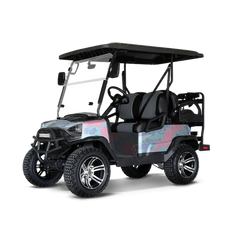 Compound Cotton Candy Golf Cart Wraps