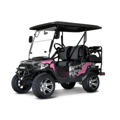 Compound Pink Tiger Golf Cart Wraps