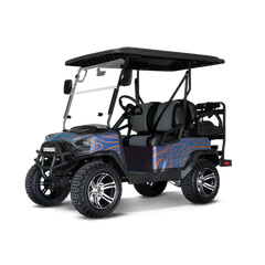 Damascus Fire And Ice Golf Cart Wraps
