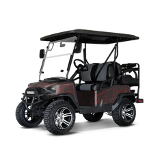 Damascus Red Golf Cart Wraps