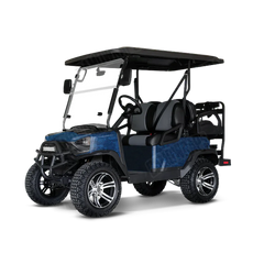 Digital Elite Blue Golf Cart Wraps