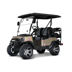 Digital Sherbert Golf Cart Wraps
