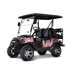 Erratic Pink Golf Cart Wraps