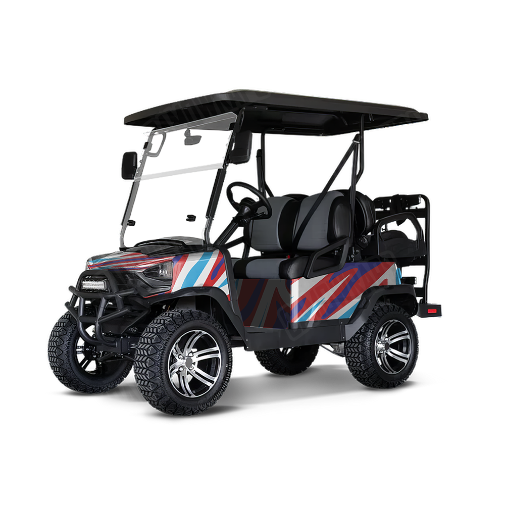 Fun Stripe M Series Golf Cart Wraps