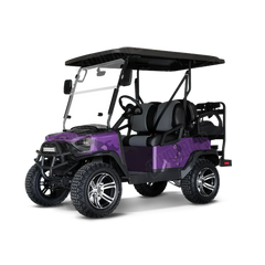 Battle Storm Elite Purple Golf Cart Wraps