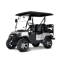 Battle Storm Elite White Golf Cart Wraps