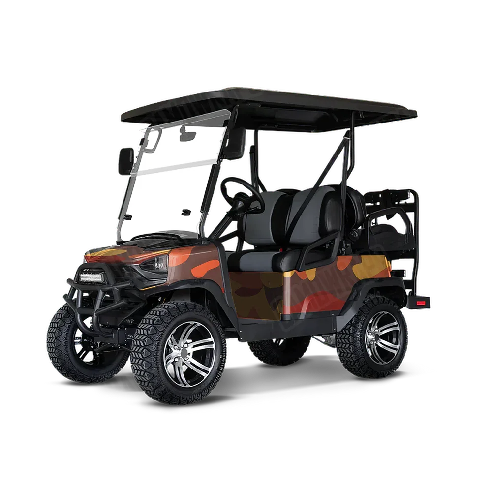Classic Autumn Golf Cart Wraps