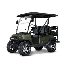 Ragged Army Dark Green Golf Cart Wraps