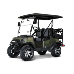 Ragged Army Green Golf Cart Wraps