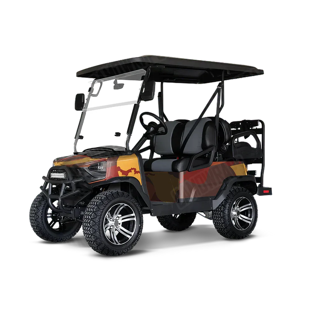 Ragged Autumn Golf Cart Wraps