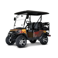 Ragged Autumn Golf Cart Wraps