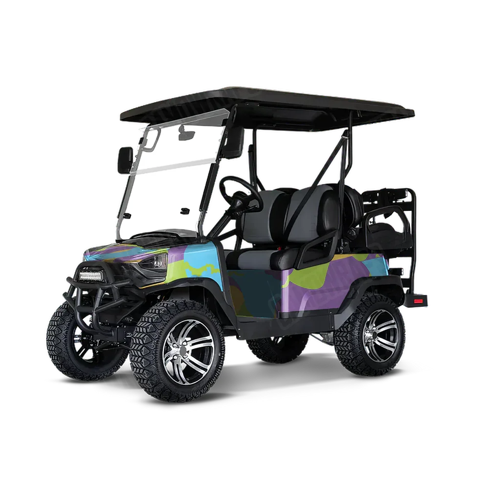 Ragged Carnival Golf Cart Wraps