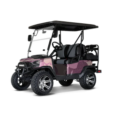Ragged Floral Golf Cart Wraps