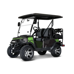 Ragged Metro Green Golf Cart Wraps