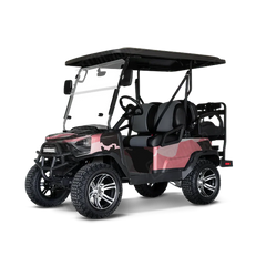 Ragged Pink Golf Cart Wraps