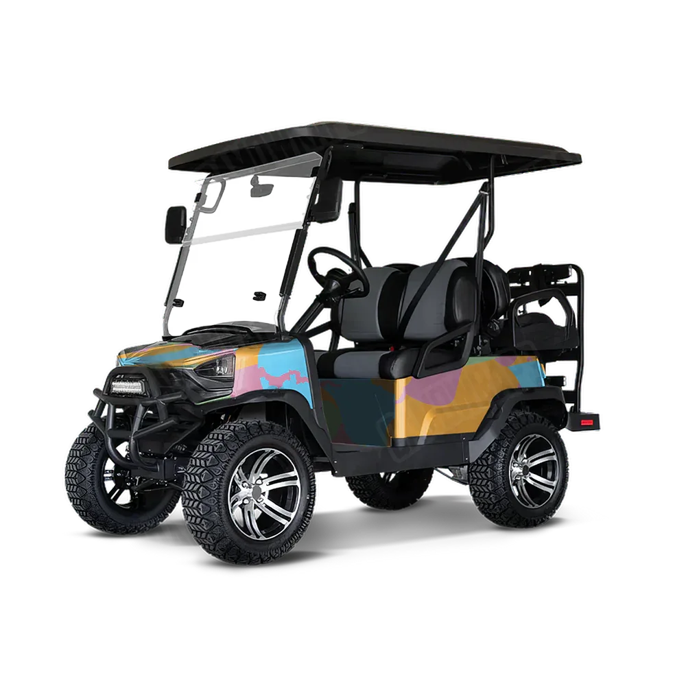 Ragged Sherbert Golf Cart Wraps