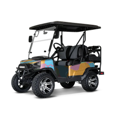 Ragged Sherbert Golf Cart Wraps