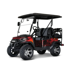 Kryptek Lava Golf Cart Wraps