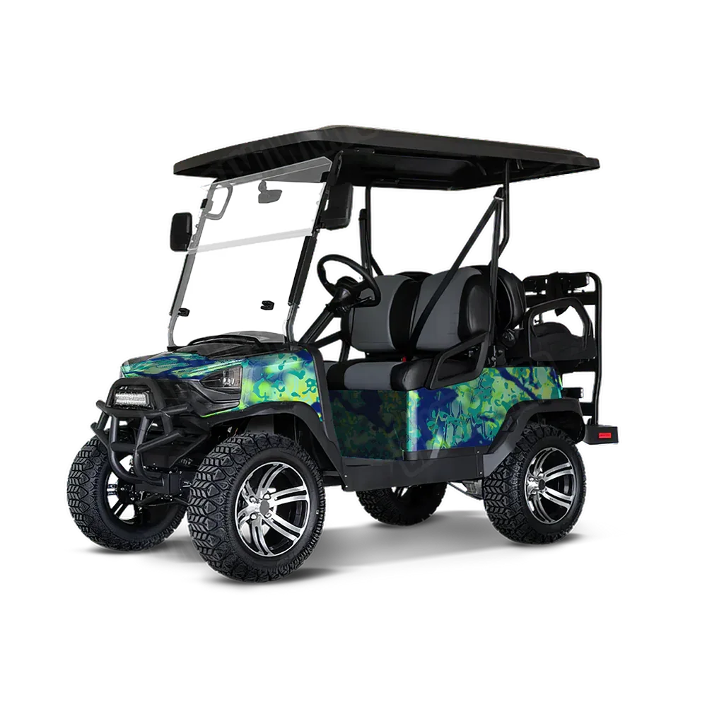 Kryptek Obskura Mahi Mahi Golf Cart Wraps