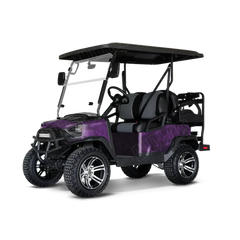 Kryptek Purple Golf Cart Wraps