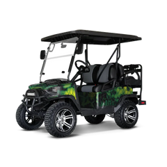 Kryptek Toxic Waste Golf Cart Wraps