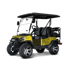 Kryptek Yellow Golf Cart Wraps