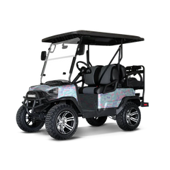 Classic Cotton Candy Golf Cart Wraps