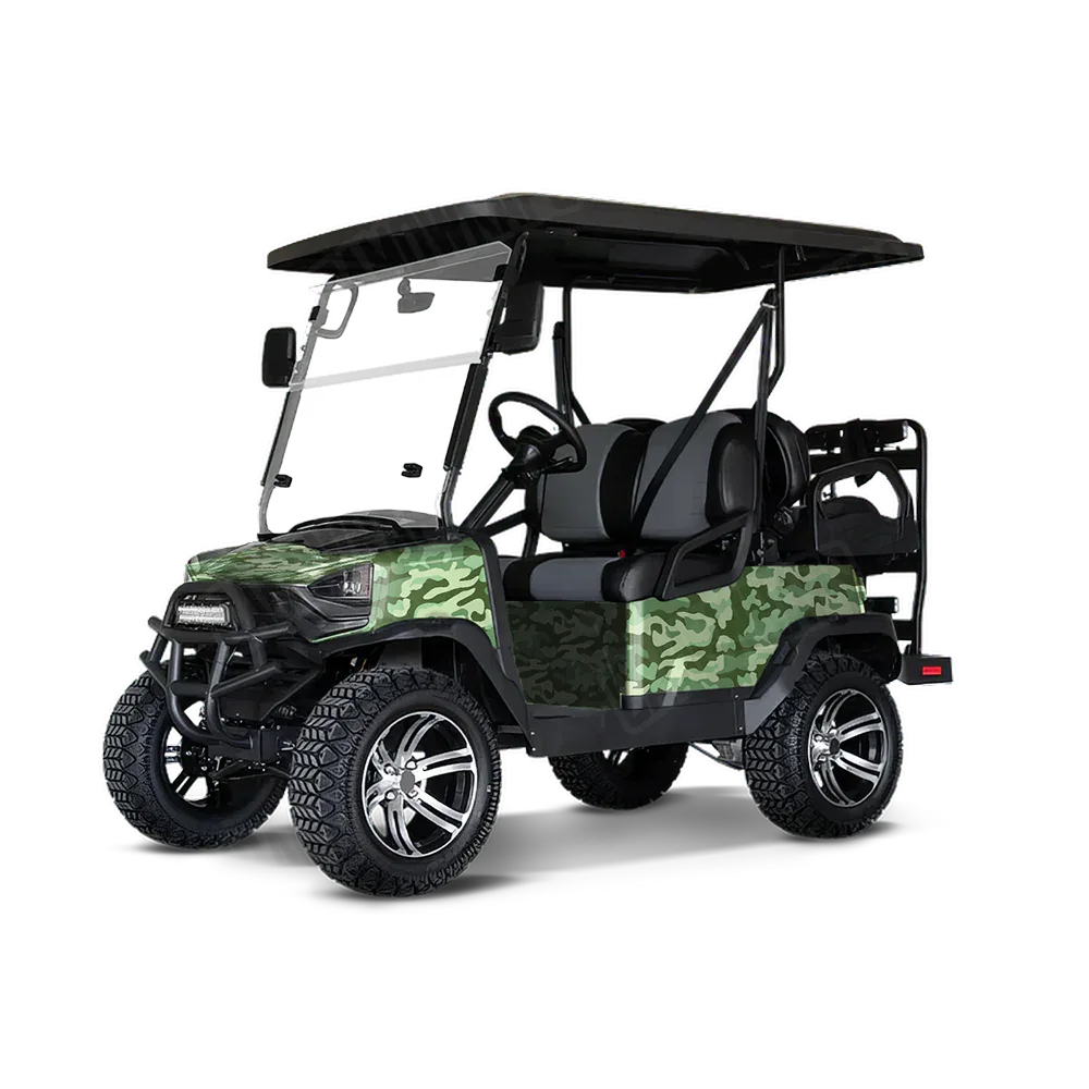 Classic Pistachio Golf Cart Wraps