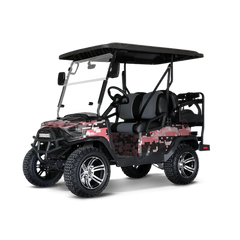 Digital Pink Golf Cart Wraps