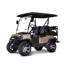 Digital Sherbert Golf Cart Wraps