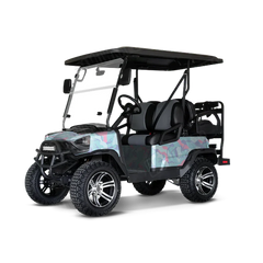 Ragged Cotton Candy Golf Cart Wraps